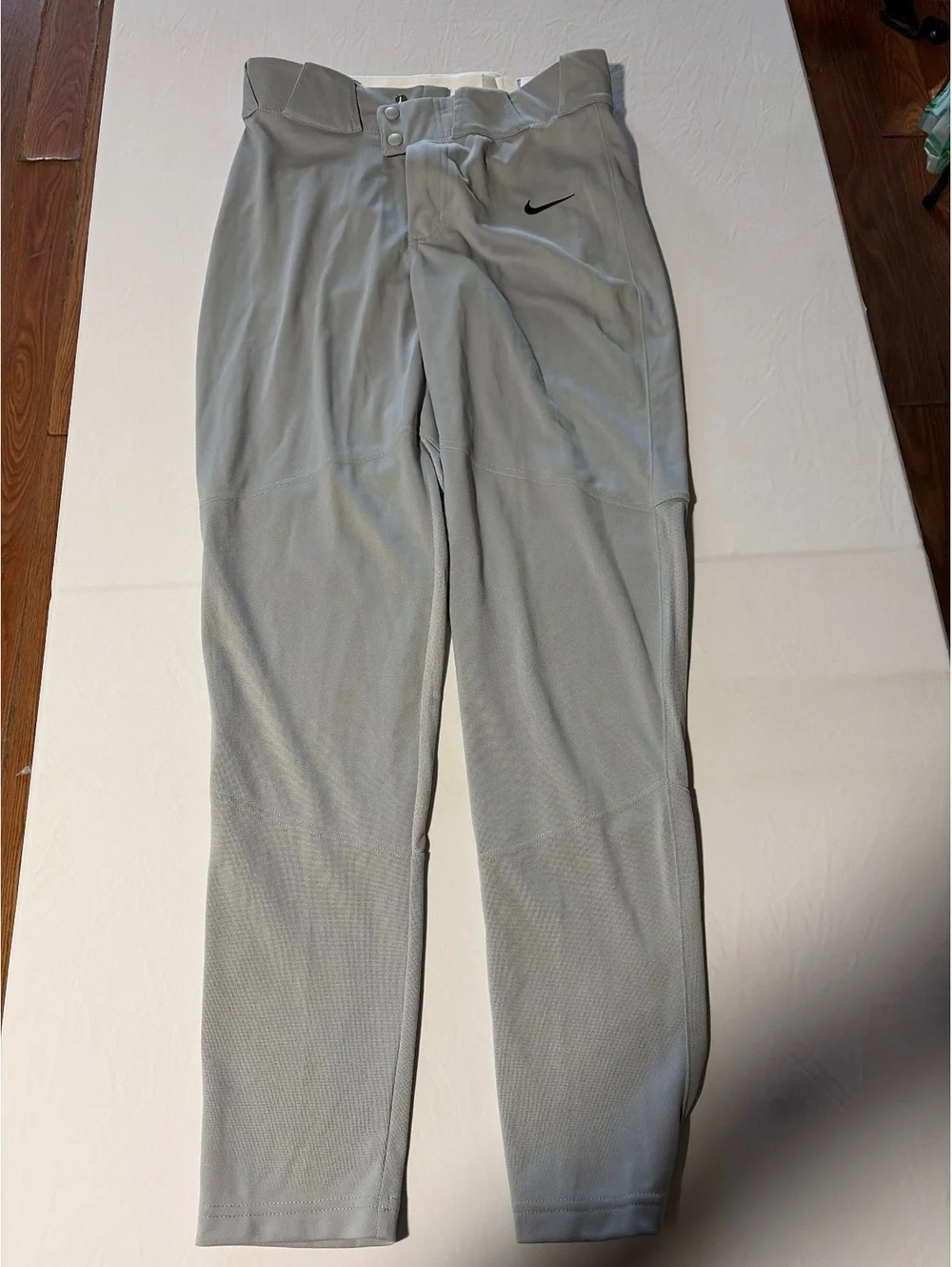 Nike Men's Team Engineered Baseball Pants Size Small Light Gray
